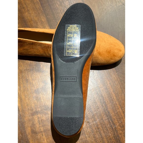 Everlane The Mary Jane in Toasted Almond Velvet New Womens Flats Shoes - Picture 9 of 13